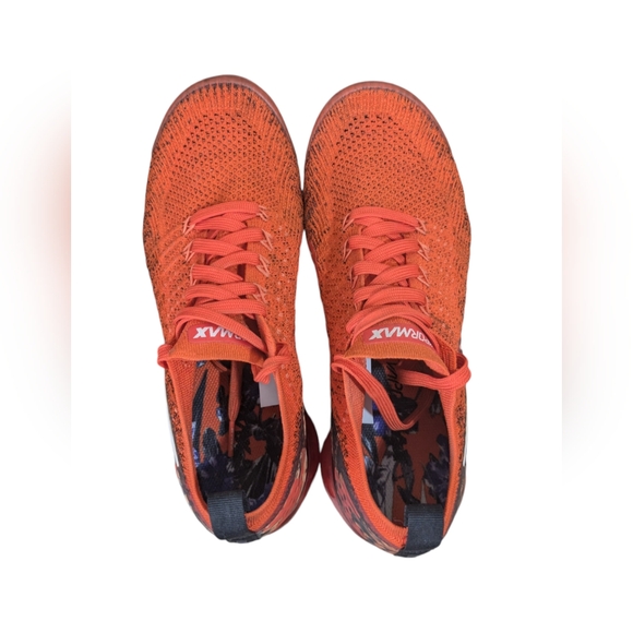 NIKE AIR VAPORMAX FLYKNIT 2HEEL GRAPHIC TEAM ORANGE 8.5 WOMEN'S - Picture 10 of 12